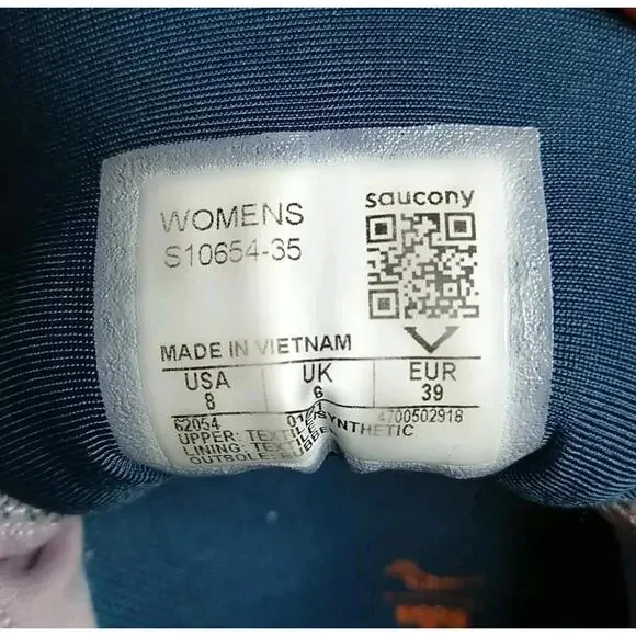 Saucony Guide 14 Women's 8 Lilac/Navy PWRRUN Athletic Training Sneaker Shoes - Picture 8 of 8